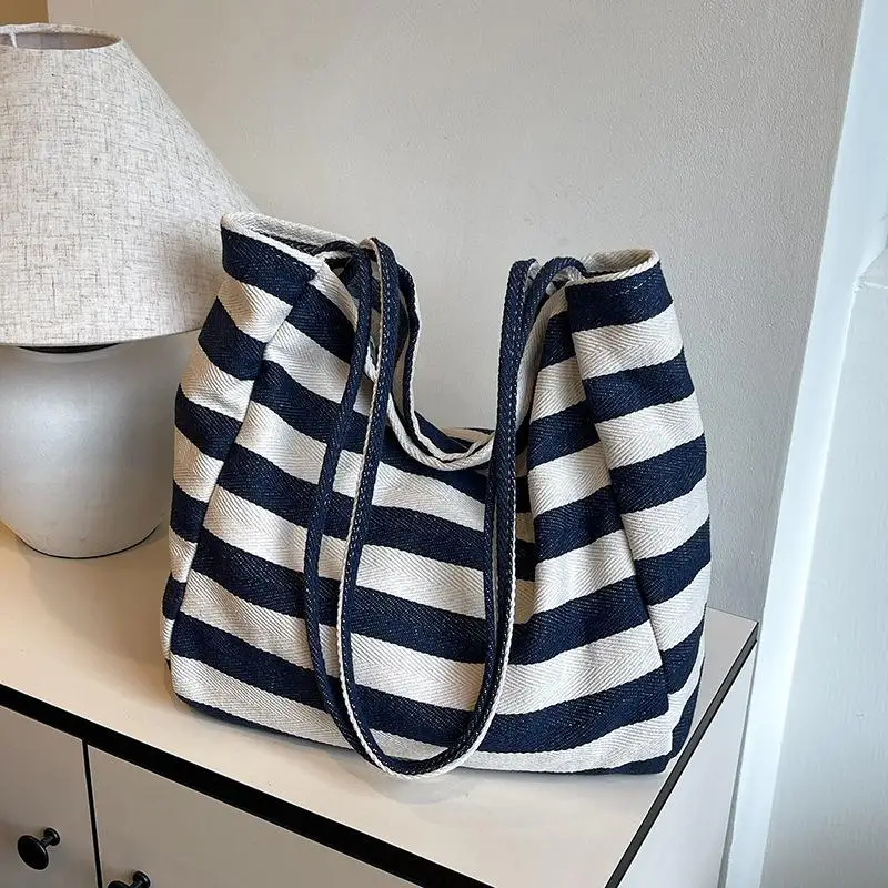 1-peca-bolsa-tote-feminina-de-grande-capacidade-simples-listrada-de-lona-casual-para-ombro-para-compras-diarias