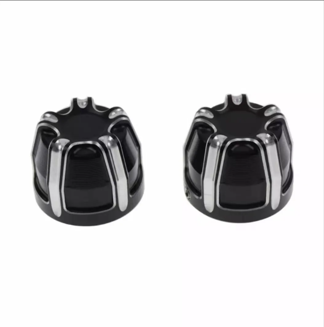 

Motorcycle Front Axle Nut Chrome Cover Cap - Retro Custom Cruiser Bobber Chopper Upgrade Part