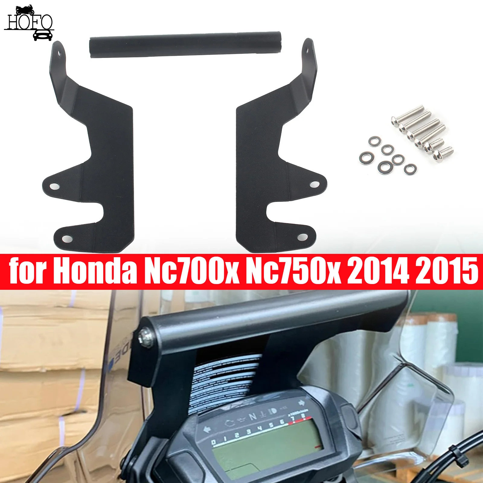 Navigation Bracket Mount GPS Smartphone Holder for Honda Nc700x Nc750x 2014 2015