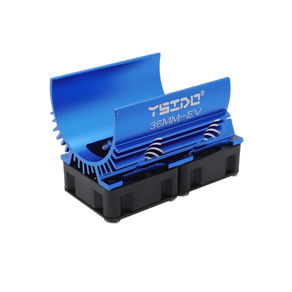 RC Auto Onderdelen 30MM 36MM-SV 36MM-EV 40-42MM Dubbele Koelventilatoren Heatsink voor Hobbywing Traxxas Axiale Redcat Wltoys RC Auto Motor