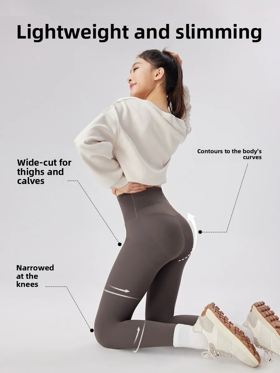 Women's Yoga Pants arkskin Design Fce Lined Thiened Autumn Winter Warm Tummy Control Butt Lifting Leggings