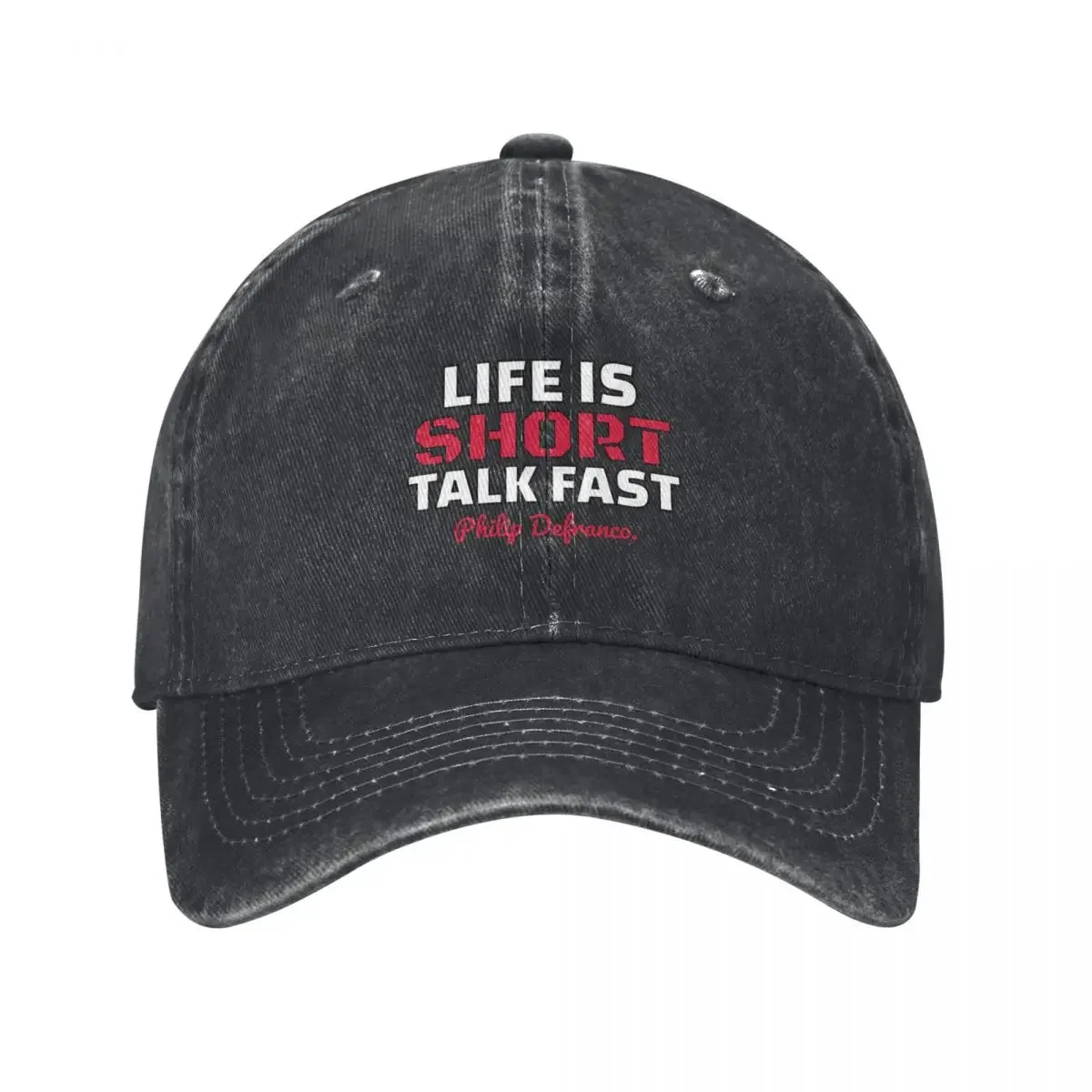 Life's Short Talk Fast Baseball Cap Anime Hat Snapback Cap Christmas Hat Sports Cap Golf Wear Men Women's