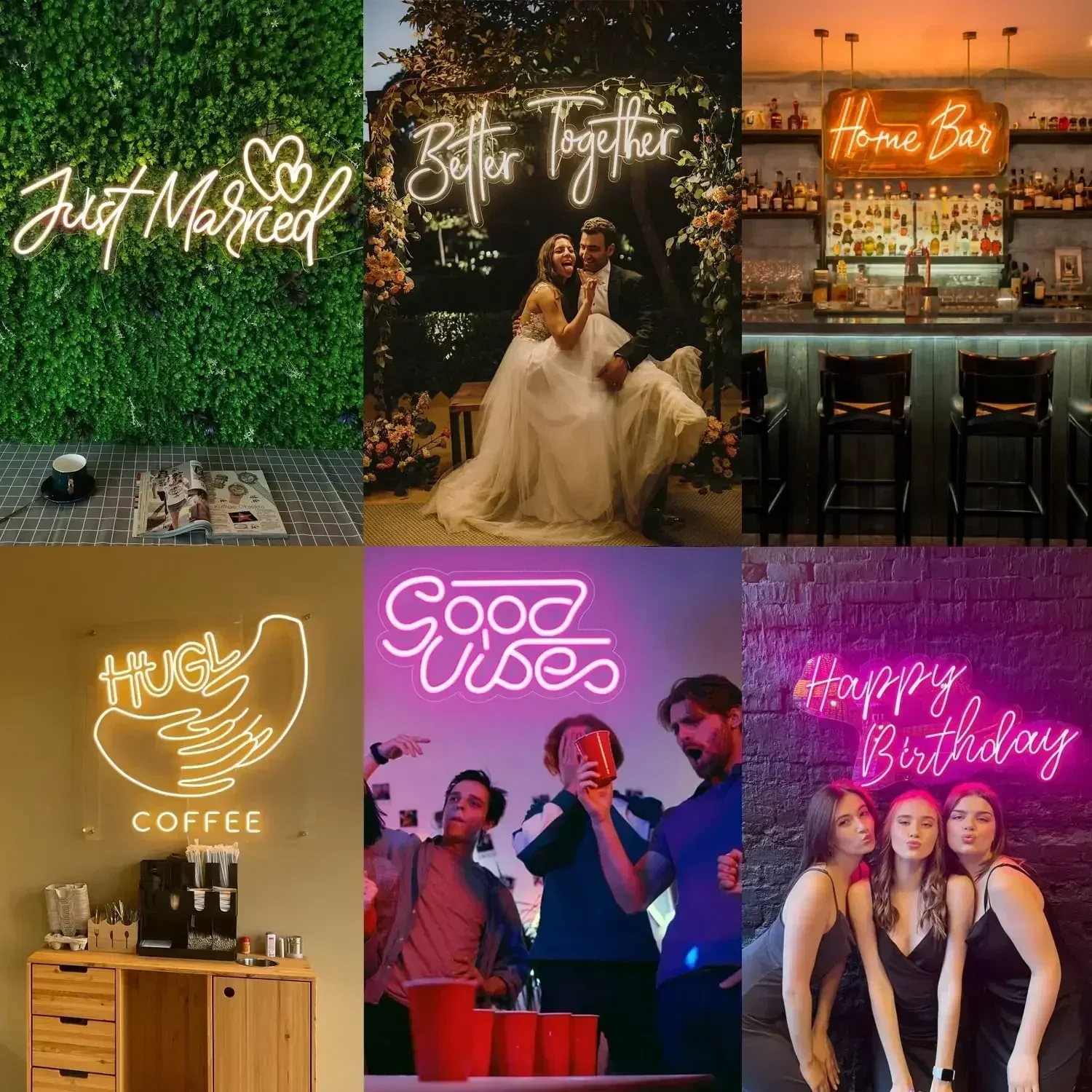 Custom Neon Signs for Wall Decor LED Customizable Light Sign Bedroom Wedding Birthday Personalized Name Sign Boy Girl Decoration