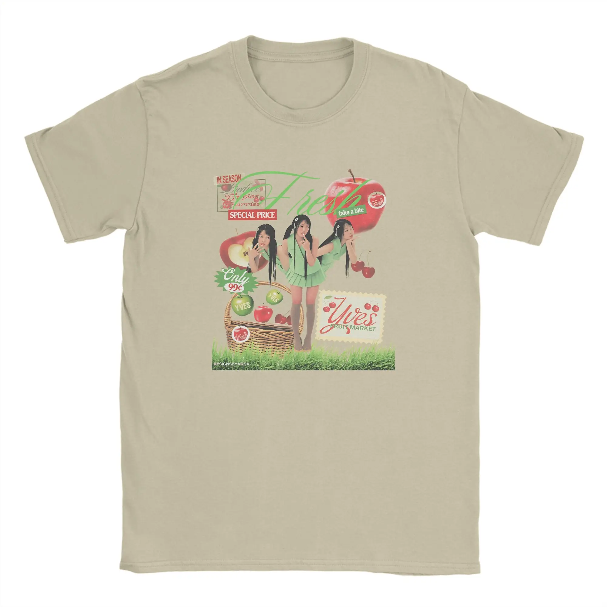 Couple T-Shirt Y-Yves Loop's Album T Shirts Trending  Beach Tees Y2K Retro Pure Cotton Tops Plus Size,