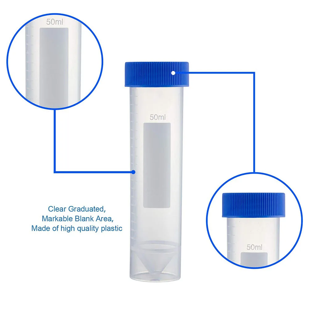 

81Pcs Tubes Set Plastic Transparent Tubes with Lids Detachable Rack Portable Storage for School Laboratories Science