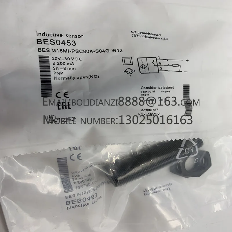 

The brand-new original sensor BES M18MI-PSC80A-S04G-W/K12 warranty for one year in stock