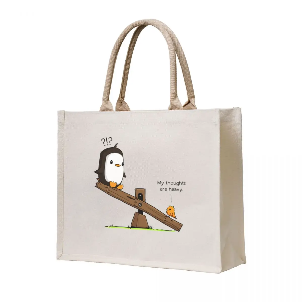 

Heavy Thoughts Tote Bag bags for women large size bags shopper bag woman tote bag canvas