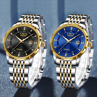 LIGE Luxury Brand Quartz Men's Wristwatch Fashion Sports Men Watches Waterproof Luminous Stainless Steel Clock Reloj Hombre 2024