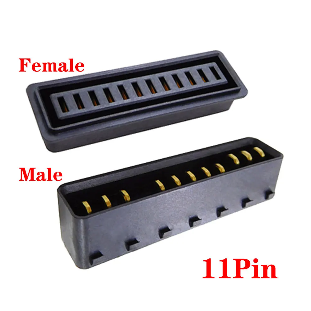 1Pcs Battery Connector Pitch 2.7mm 11Pin 12Pin Holder Clip Slot Contact Male and Female plug TB50.55 For Drone 100A