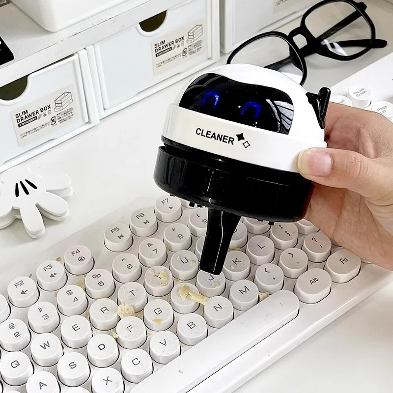 Desktop Vacuum Cleaner, Office Keyboard, Student Eraser, Debris Cleaner, Handheld Vacuum Cleaner, Wireless Charging Model