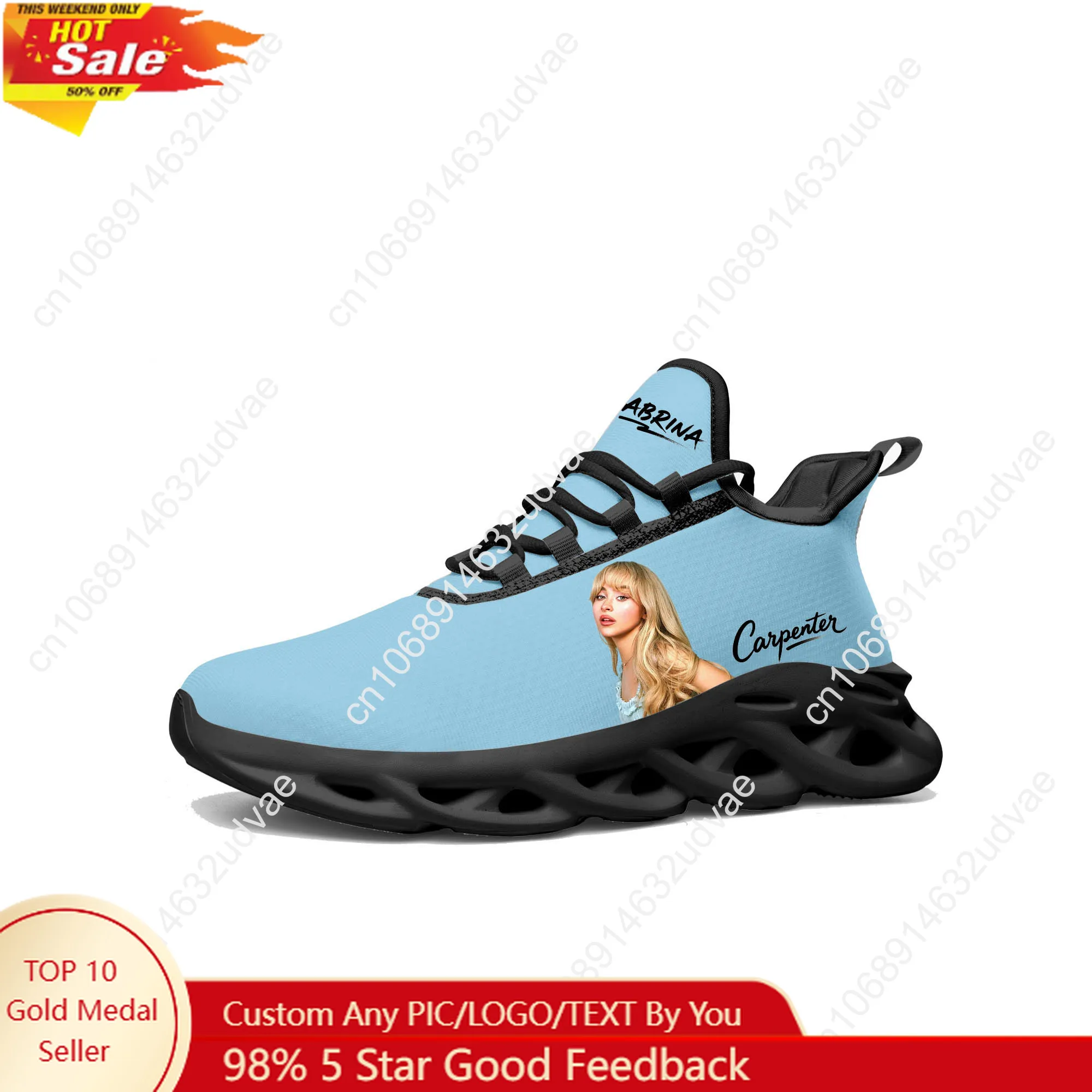 

Sabrina Carpenter Sports Sneakers Mans Womans Running Shoes Pop Singer Sneaker Lace Up Mesh Durable Footwear Custom Shoe Black