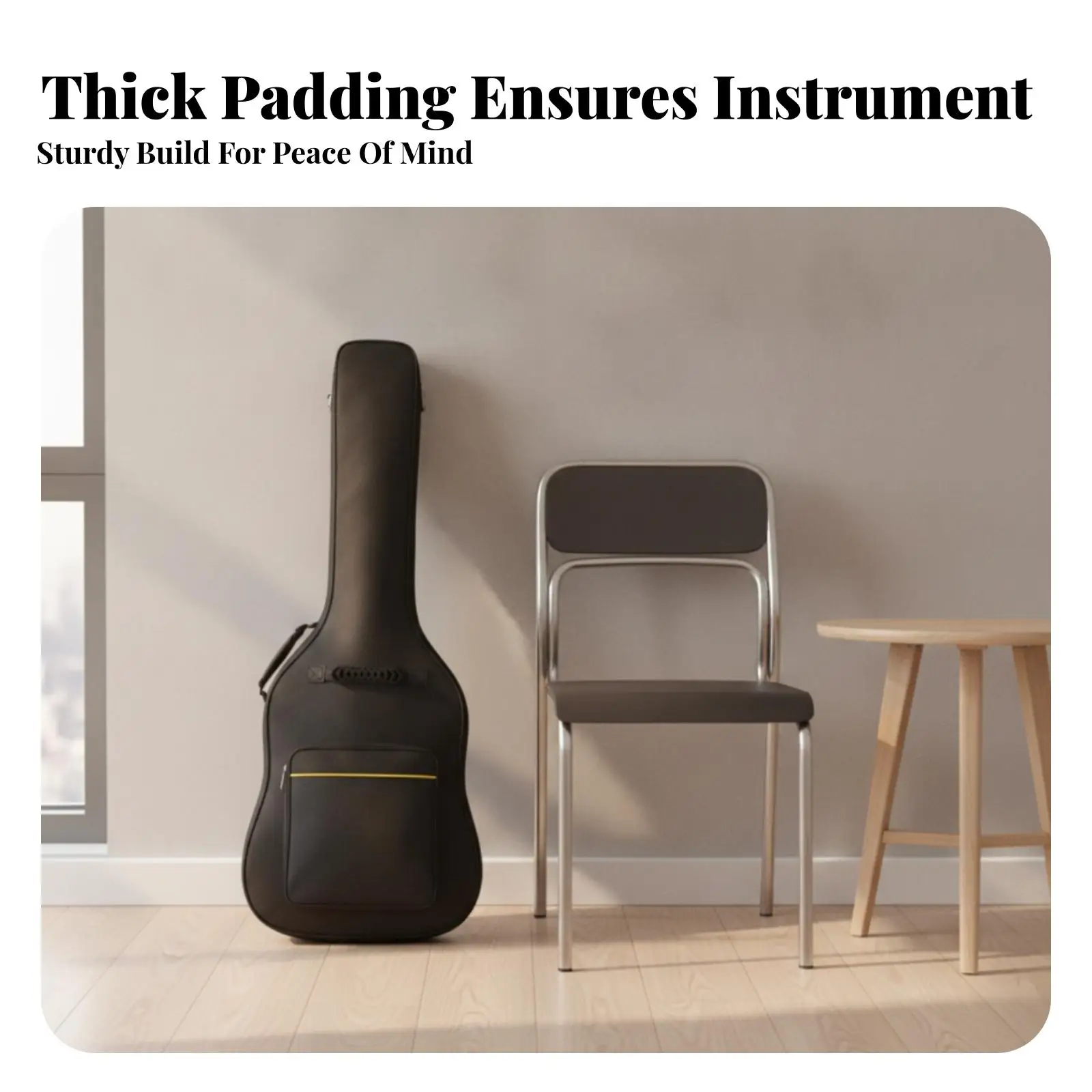 Quilted Musical Equipment Electric Guitar Gig Top Section Handle Electric Guitar