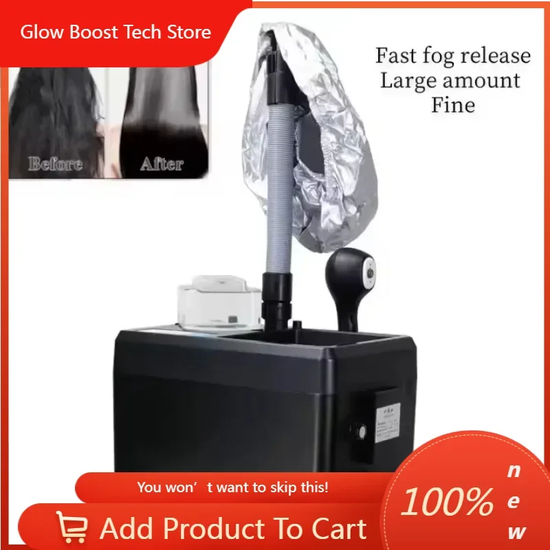 

GBNano Ultrasonic Hair Spa Machine Scalp Care Deep Conditioning Micro Mist Hair Steamer Head-Mounted Smoothing Steamer for Healt