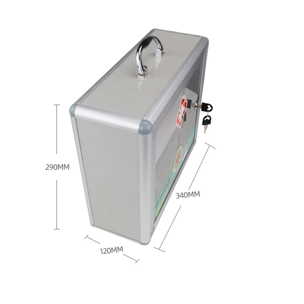 

Алюминиевая аптечка, прочный, легкий, портативный контейнер для хранения, аварийный шкаф, аптечка для путешествий на открытом воздухе, для домашнего использования, сухой