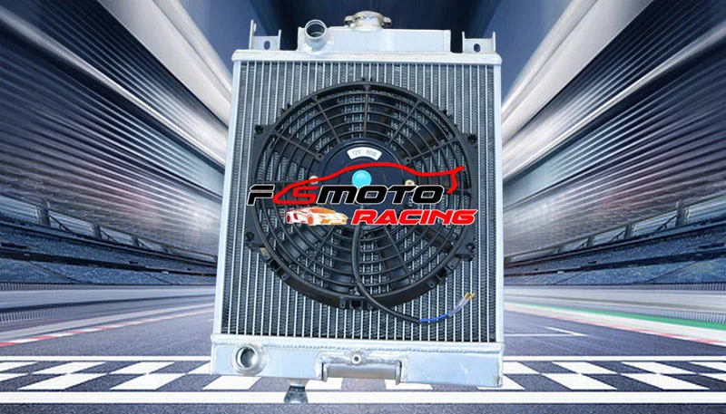 Aluminium radiator+fan FOR Suzuki Swift fit GTI 1989-1994 89 90 91 92 93 94  1990 1991 1992 1993 1994