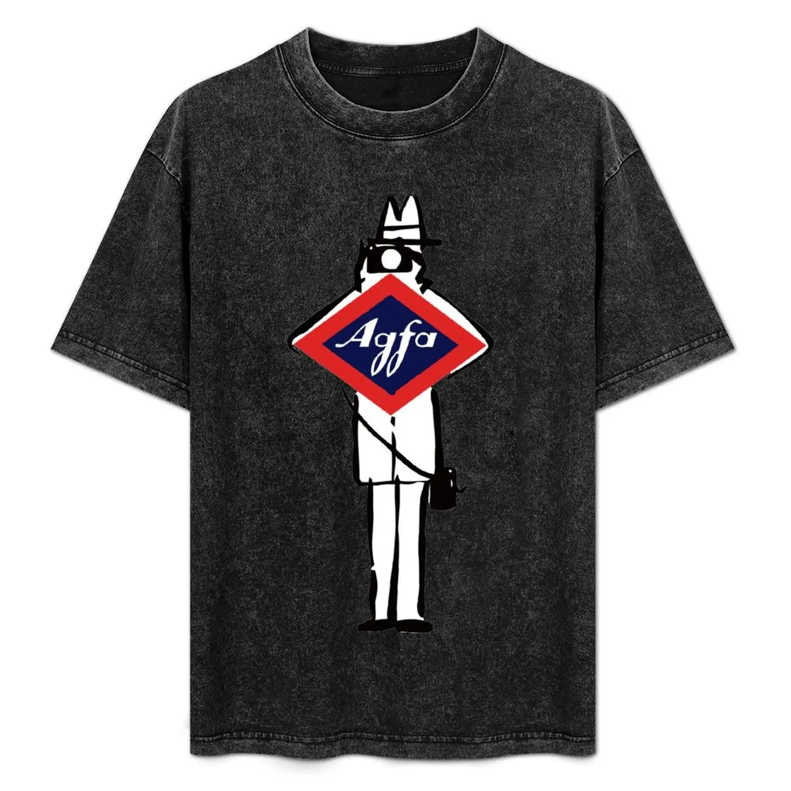 Camiseta con estampado informal de película vintage de Agfa