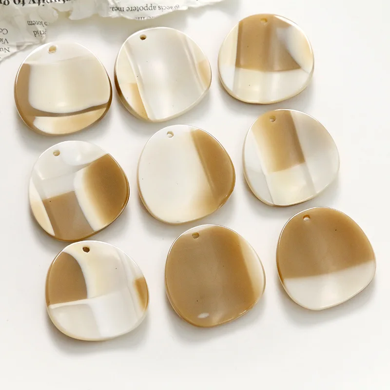 

10 шт. акриловых подвесок ручной работы неправильной формы для ожерелий, серег, шармов, коннекторов для серег, для изготовления украшений своими руками