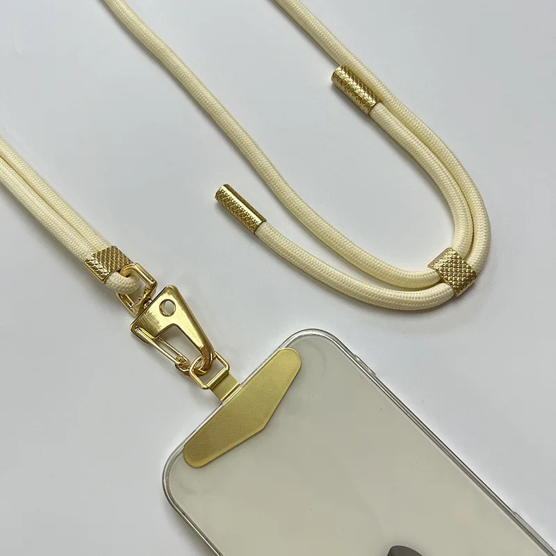 Chaîne de lanière à bandoulière universelle de 160CM, pour housse de téléphone, Sport, escalade, corde à cordon unique en Nylon coloré