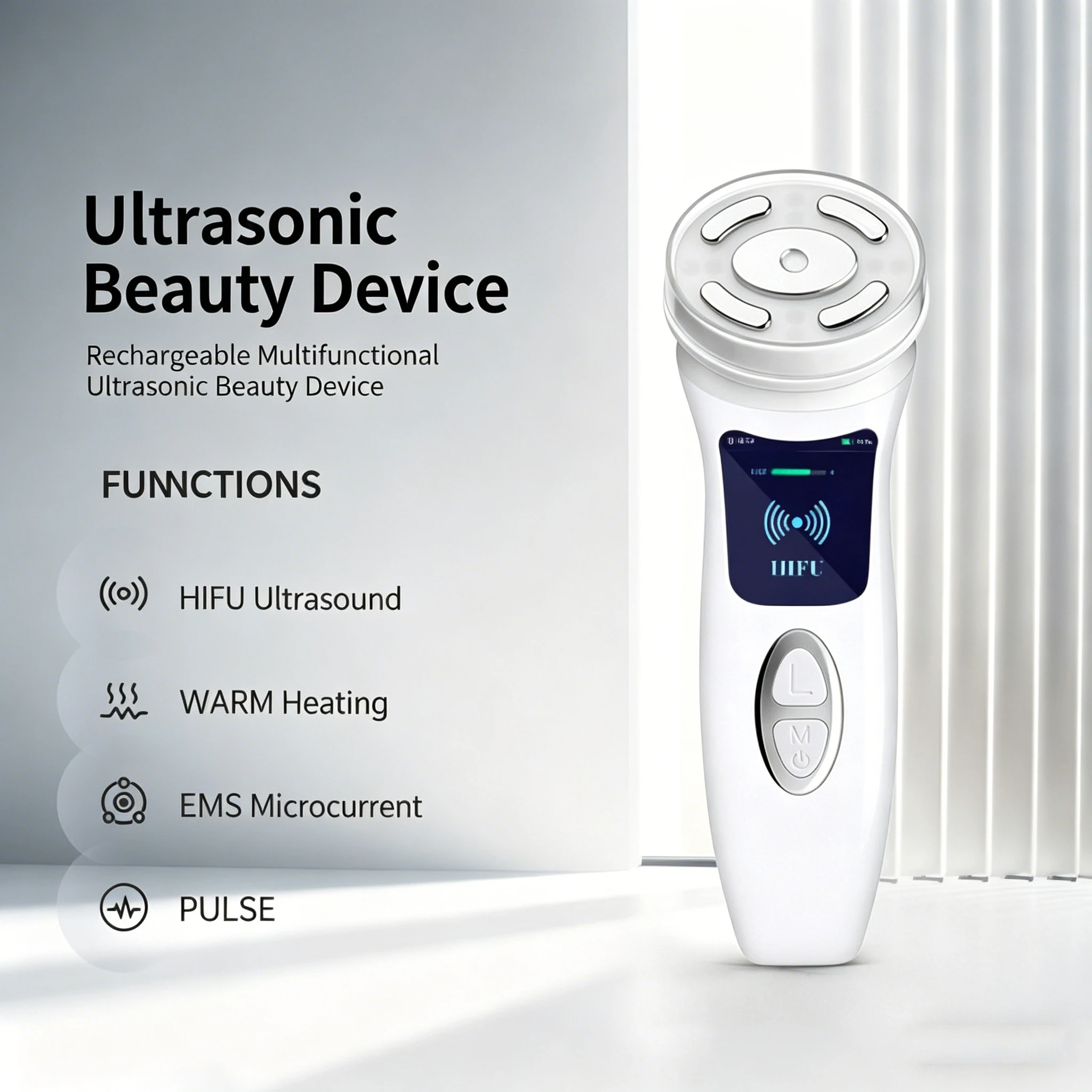Hifu Mini Beauty Device Handheld Four in One Facial Lifting and Firming Introduction Device