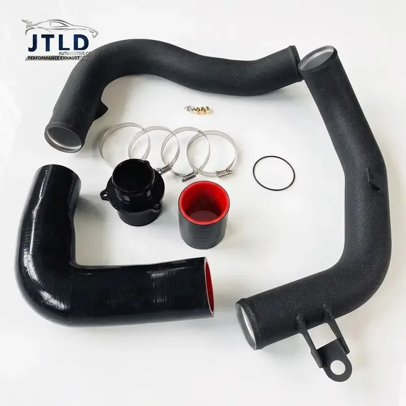 Aluminum Charge Pipe Turbo Inlet Hose Muffler Delete Kit for VW Golf MK7 GTI R Audi A3 S3 8V MQB EA888 Gen3 1.8T 2.0T