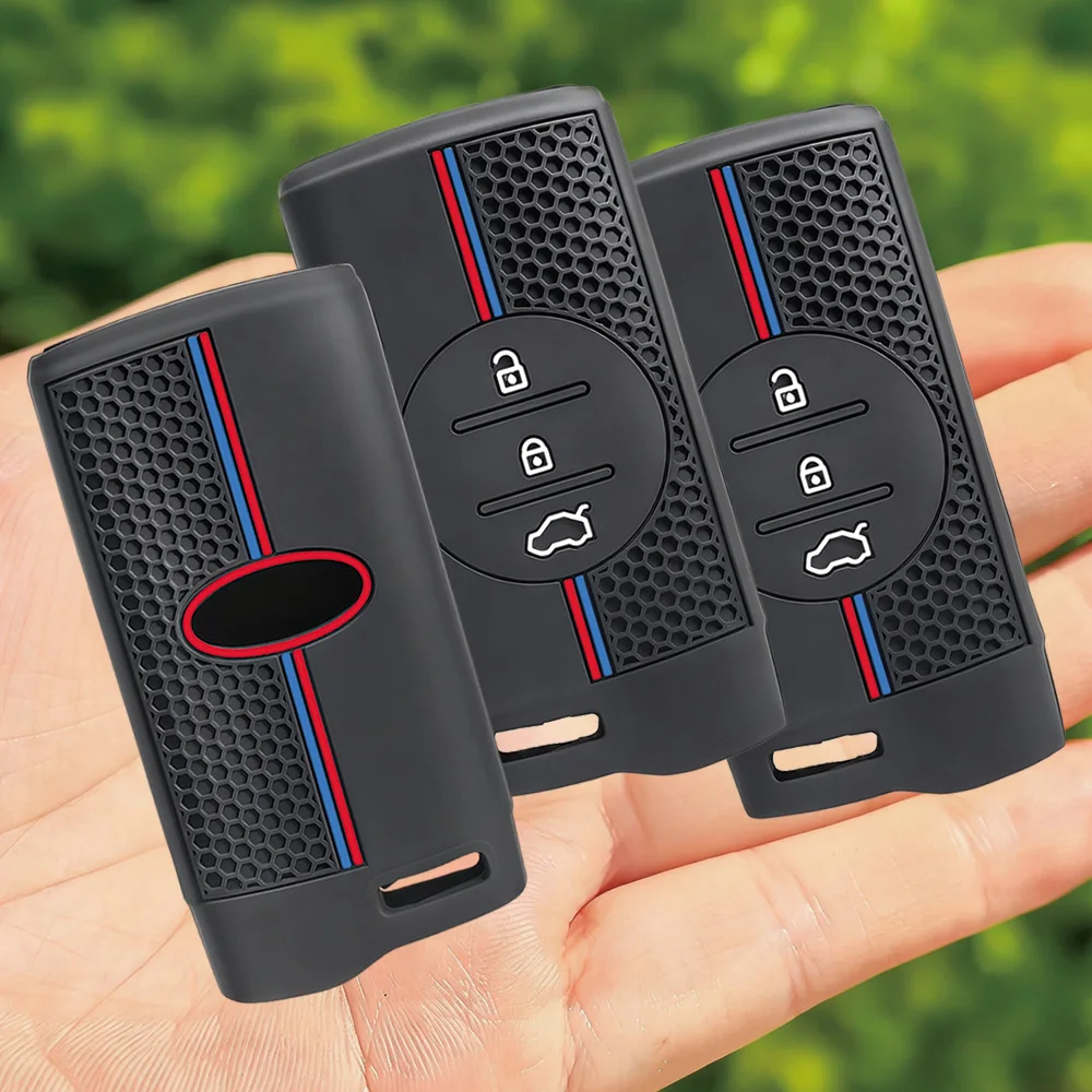 Soft Silicone Key Fob Case For Chery Tiggo 5x Sport Exeed Tiggo 8 Pro 3x 5x 7 Pro Holder Key Case Cover Accessories