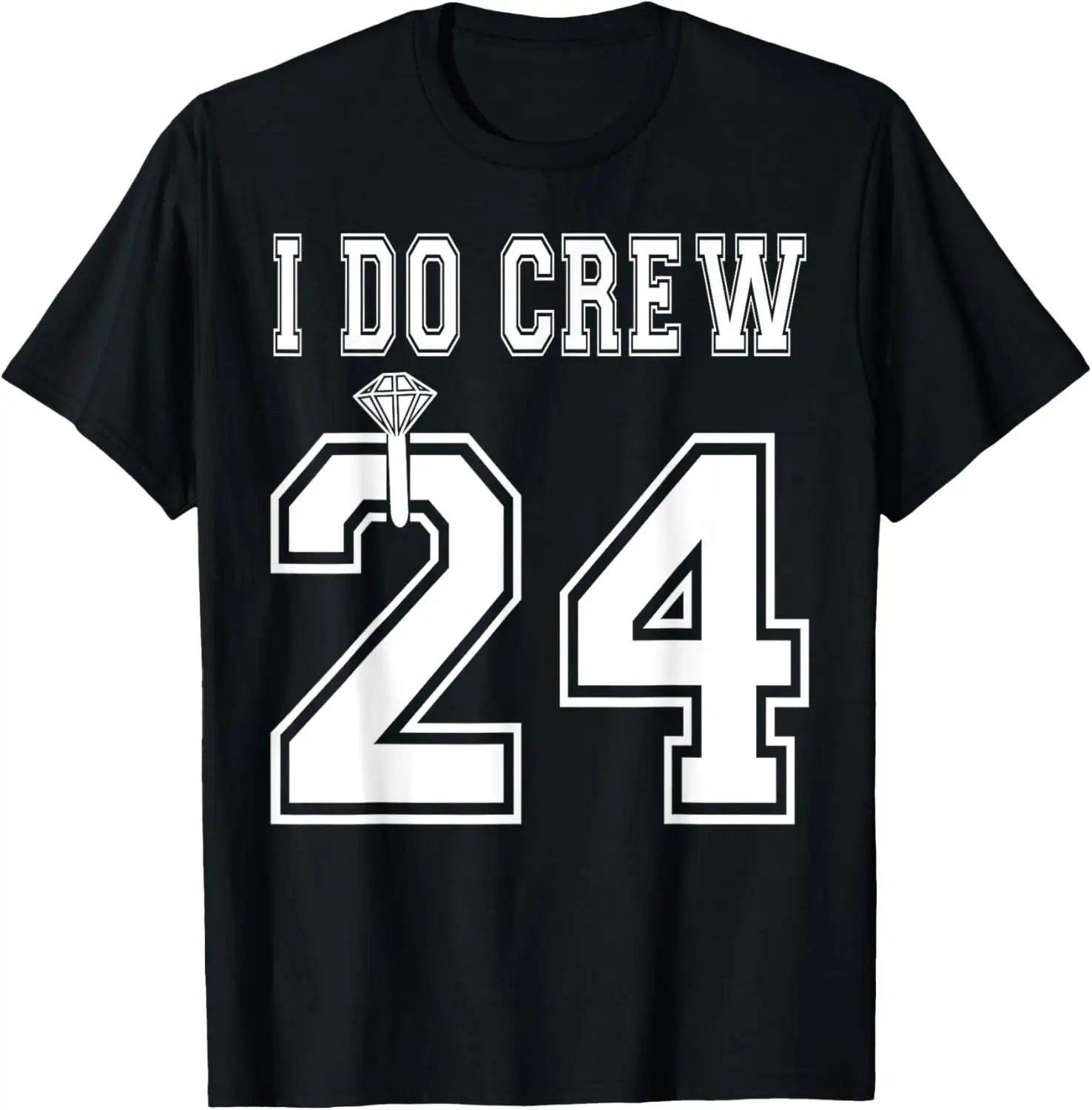 

2024 I Do Crew Bride Squad Bridal Party Bachelorette Shower T-Shirt