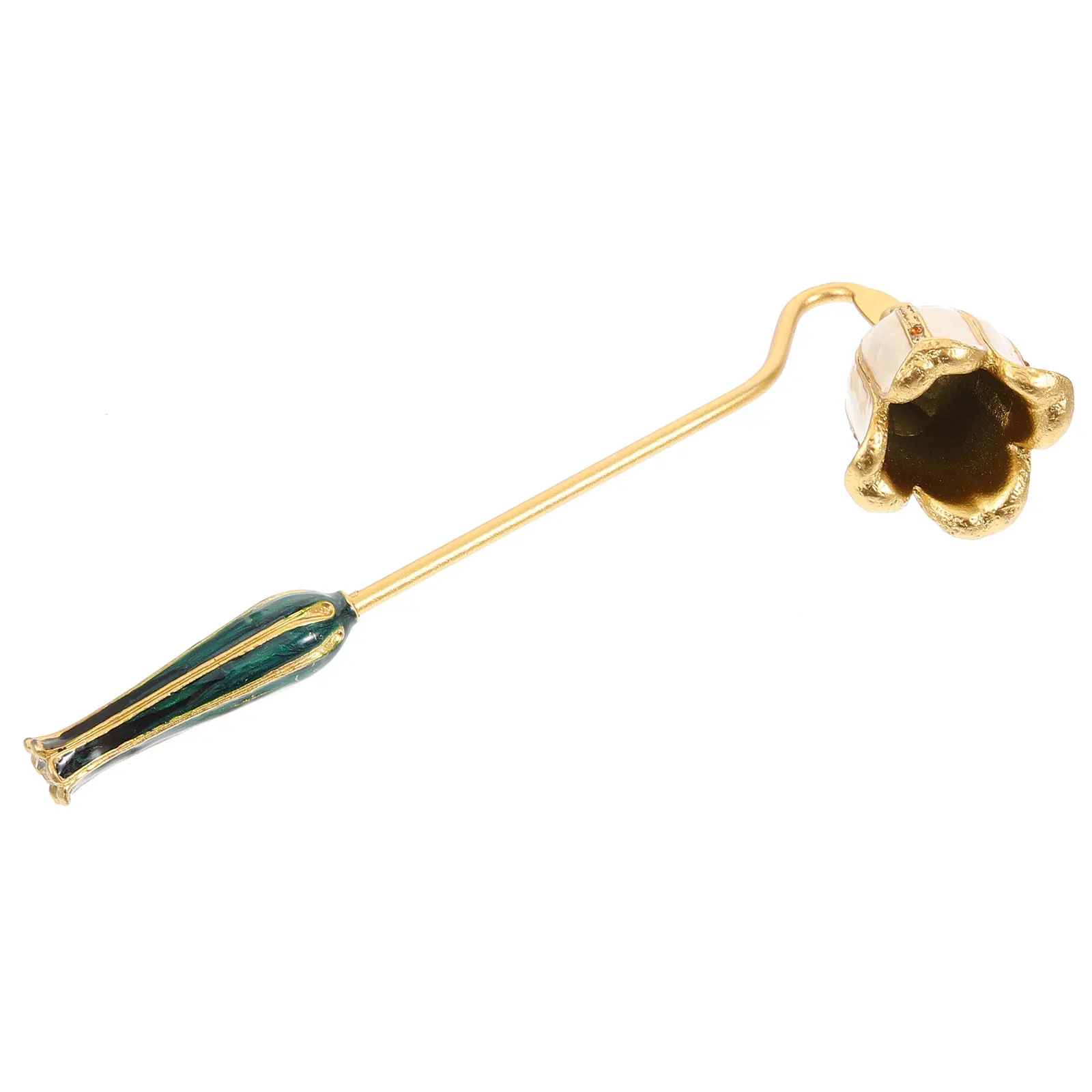 Metal Snuffer with Extra Long Handle Safe Flame Extinguisher for Big Small Candles Wick Prevention Home Decor