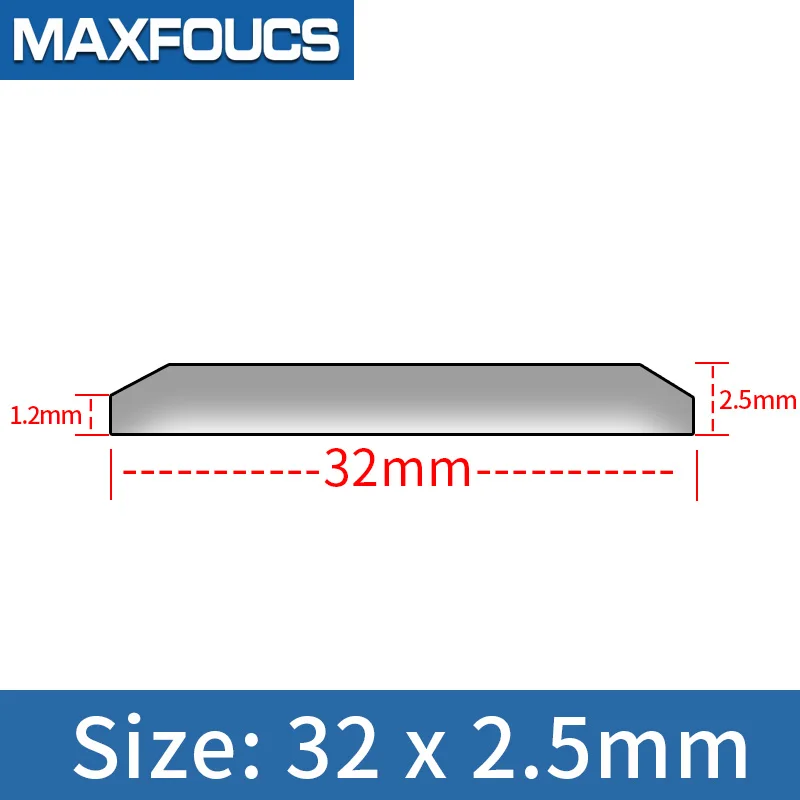 Sapphire Crystal Flat Big Chamfer 32*2.5mm White For Seiko Watch Glass parts Replacement Parts Watch Accessories