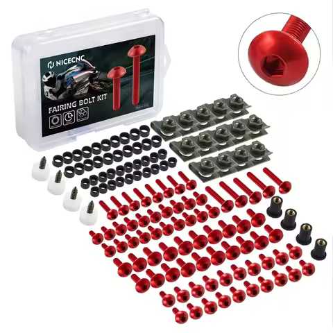 NICECNC 177PCS Fairing Bolt Kit Fastener Clips Screw For Honda CBR600RR CBR1000RR CBR 600 F2 F3 F4 CBR 600 RR 1000 RR 900 929RR