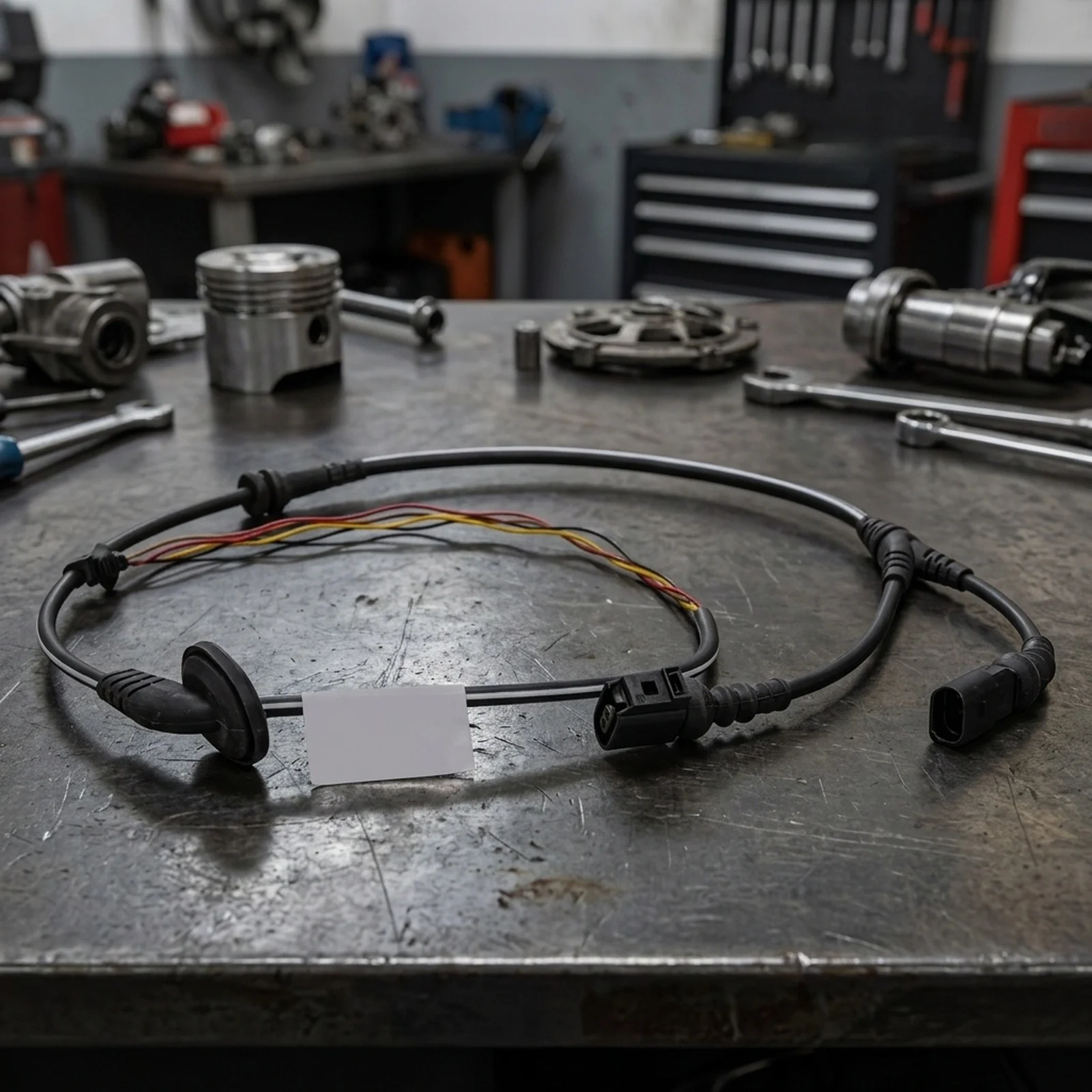 Left Front ABS Harness Sensor for Brake Pad Wear Designed for Golf 2006 2013 Suitable for Altea Octavia Superb Models