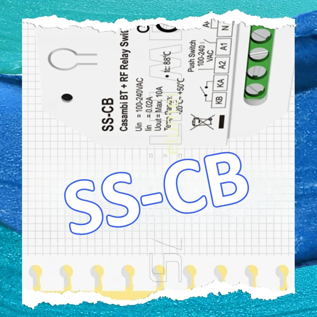 100-240VAC SS-CB SKYDANCE NEW APP Casambi Bluetooth +RF Relay Switch Can be mounted on a rail or in a standard wall junction box