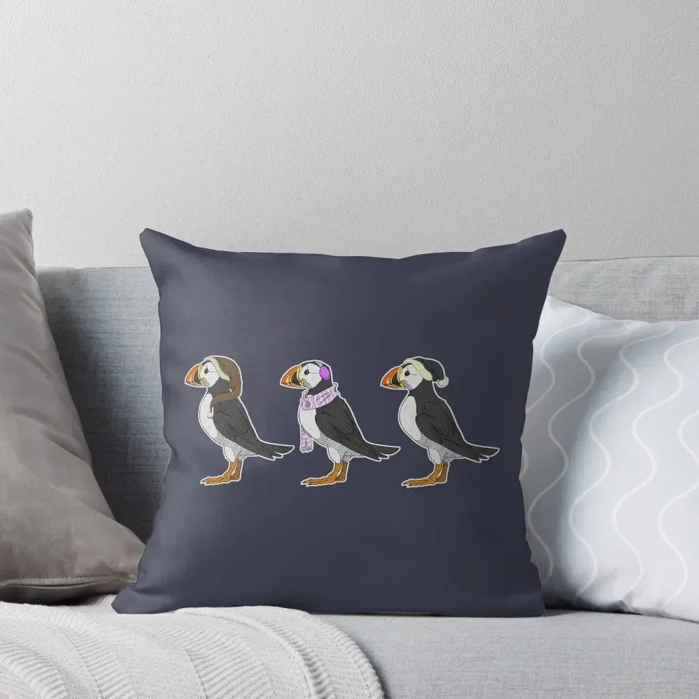 

Puffin Weather Throw Pillow Christmas Covers Custom Cushion Photo pillow