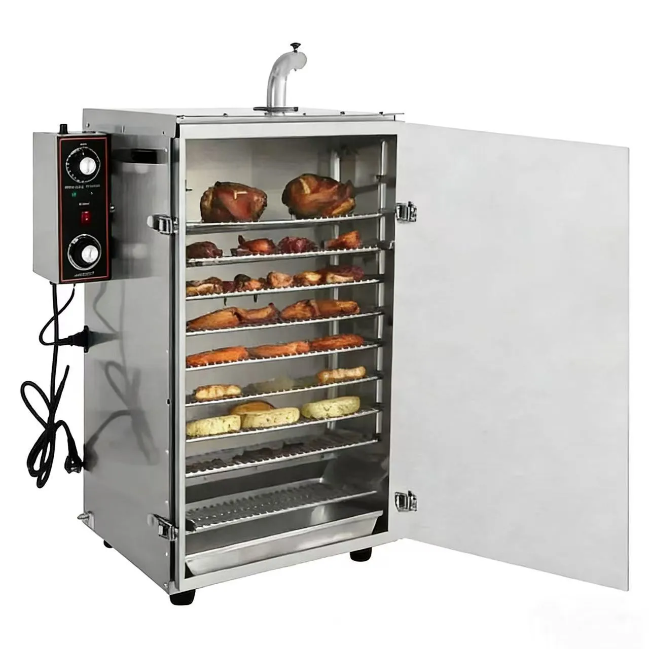 Stainless Steel Meat & Fish Smoker Machine Commercial Restaurant Use Appliances