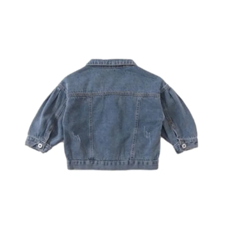 Newborn Fashion Baby Boy Girl Denim Shirt Jacket Child Jean Coat Kids Outwear Casual Spring Autumn Baby Clothes 12M-7Y