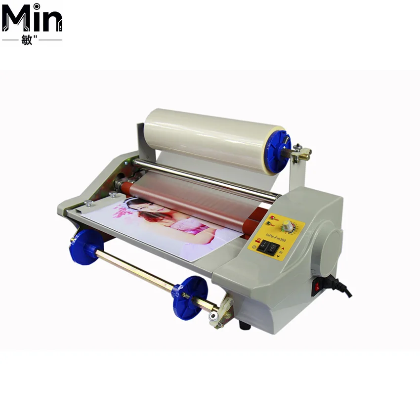 A3 Size Automatic Roll to Roll Hot Cold Laminator Metal Frame Laminating Machine for Printing Shop