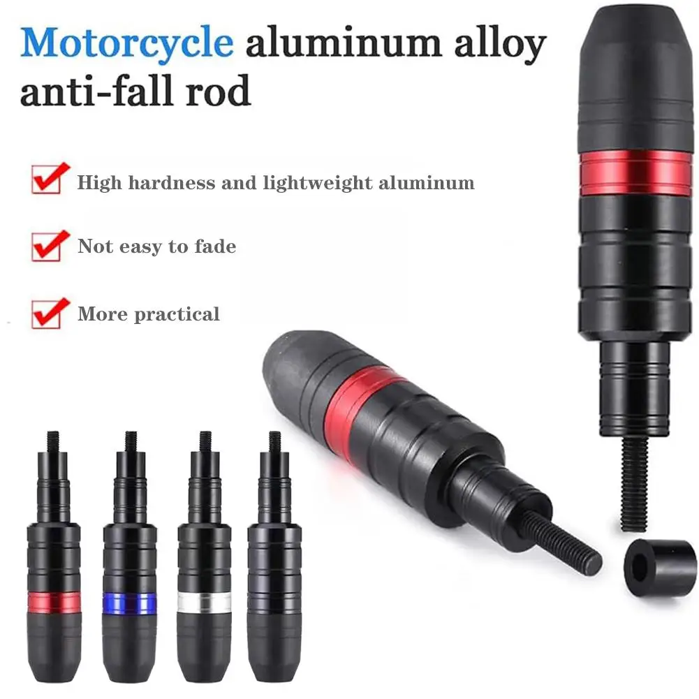 

Motorcycle Anti-fall Stick Aluminum 8MM Motorcycle Bar Anti-drop Frame Slider Shatter Stick Protector Engine Motocross Q4Z0