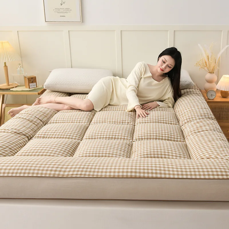 

Толстый матрас, односпальный и двуспальный матрасы для общежитий, мягкая домашняя подушка, сетчатый матрас, наполненный хлопком и соевым волокном.