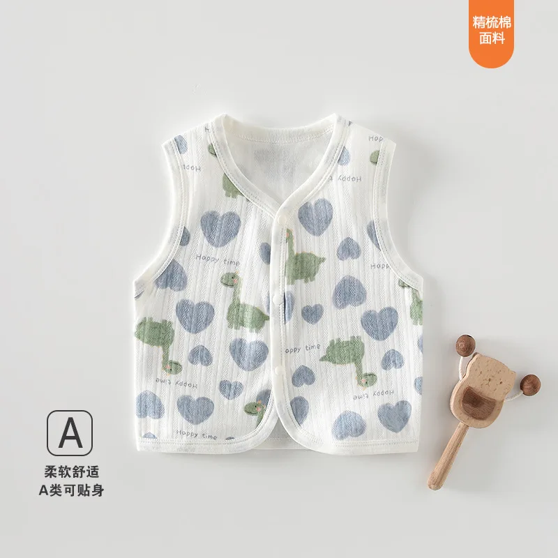 

Baby Vest Single-layer Spring and Autumn Children's Vest Thin Autumn Vest