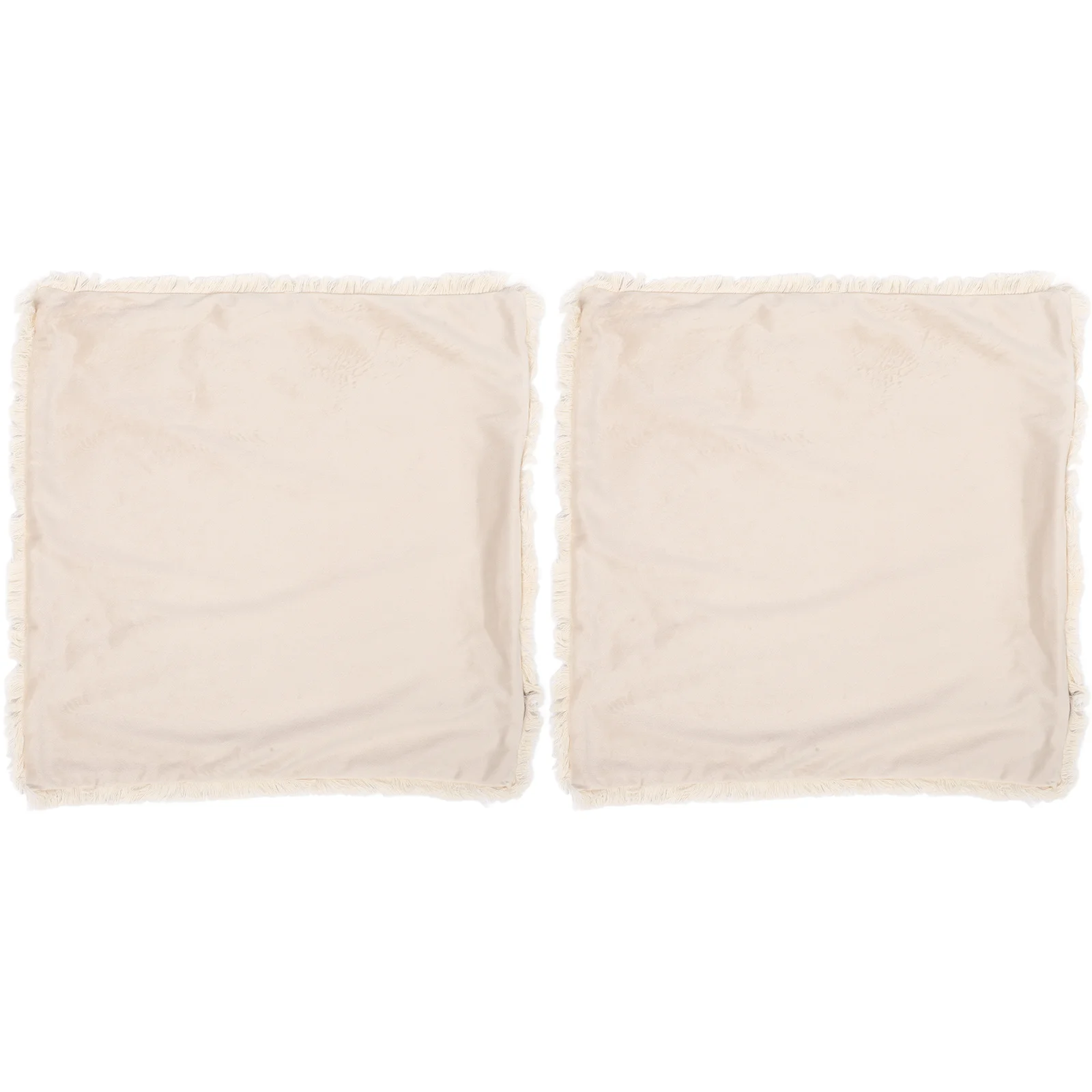

2Pcs Square Decorative Pillow Covers Soft Washable Throw Pillowcase for Couch Sofa Cushion Cover Home Decorating