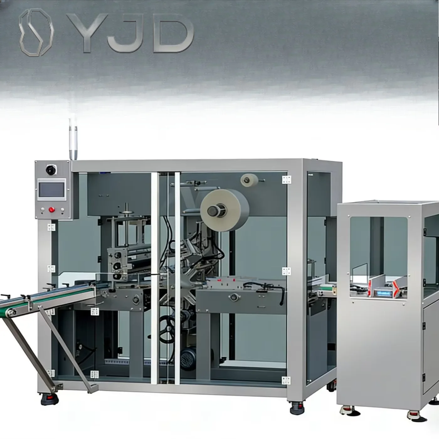 Film Wrapping Machine for Perfume Boxes and Cosm etic Boxes