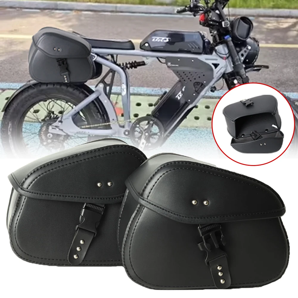 Motorcycle Waterproof Saddle Bag Motorcycle Side Helmet Riding Luggage Bag One Pair Suitable for BMW Kawasaki Yamaha Honda