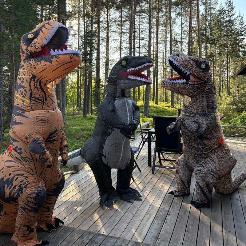 

Tyrannosaurus Rex Cosplay Inflatable Costume Adult Dinosaur Costume Halloween Jurassic Dinosaur Themed Party Cosplay Costume