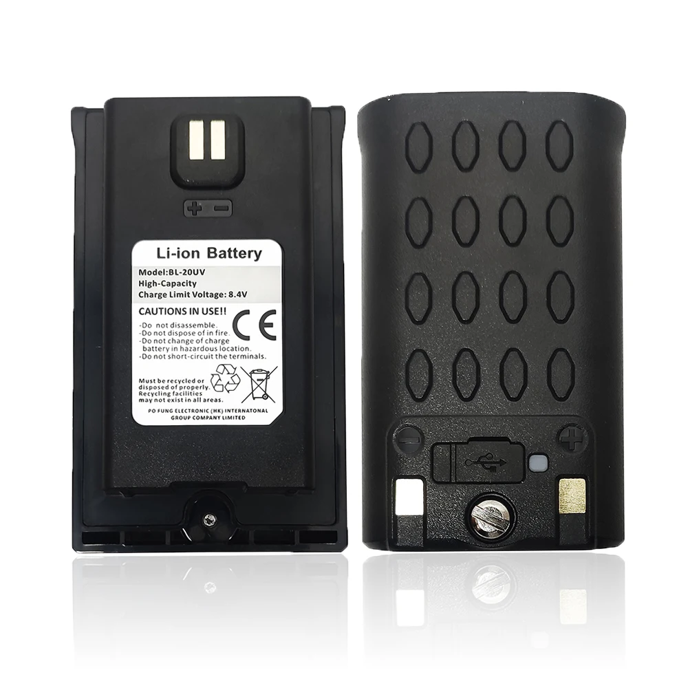 Baterai Baofeng walkie talkie UV20 Kapasitas Besar 8.4V untuk G30 pro UVG30 pro Radio Walkie Talkie BL-20
