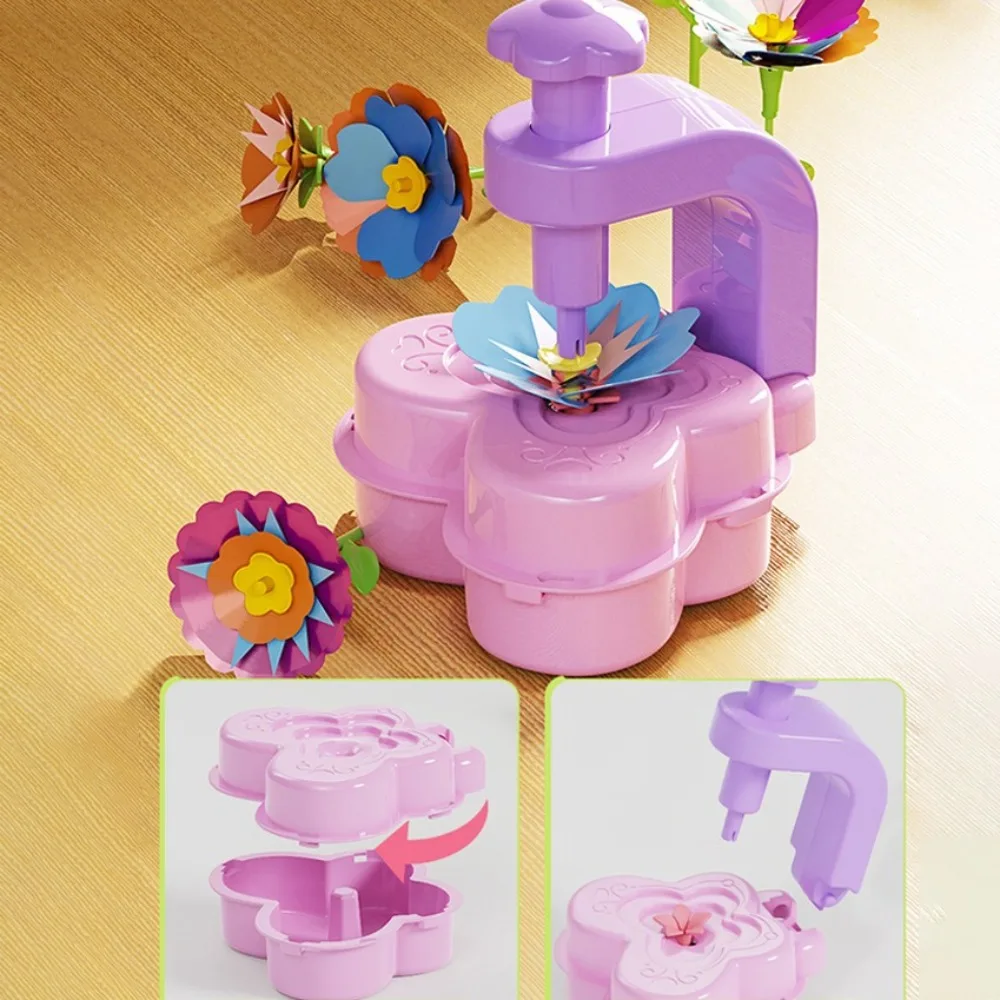 Juguetes de ramos de flores de tela DIY, ramos de flores de juguete para niñas, Kit de manualidades para hacer flores DIY, regalos educativos para niños