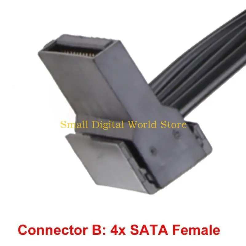 77UB PCI-e 6 Pin Male to 4 1 to 4 Female Power Supply Splitter for Corsair Modular RM650X RM750X Supply Cable