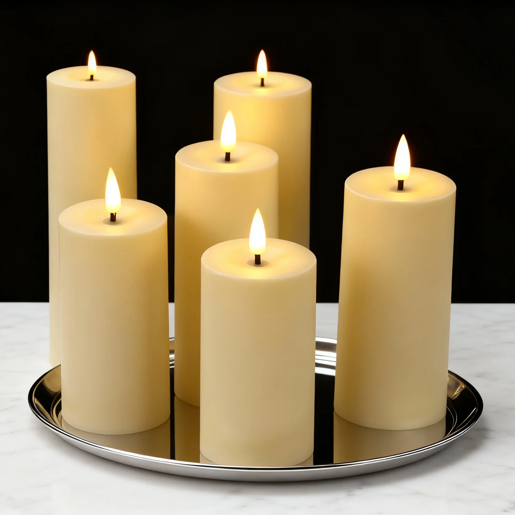 12 قطعة من مصابيح الشموع القابلة لإعادة الشحن مع جهاز تحكم عن بعد للتوقيت، LED، عديمة اللهب، مناسبة لغرف الزفاف والحدائق والعطلات