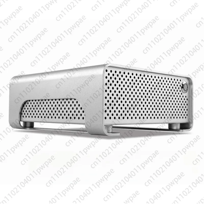 هيكل ITX صغير من الألومنيوم بالكامل مزود طاقة DC-ATX يمكنك صنعه بنفسك لسطح المكتب بتصميم أفقي فائق النحافة ورسومات متكاملة حافظة كمبيوتر صغير