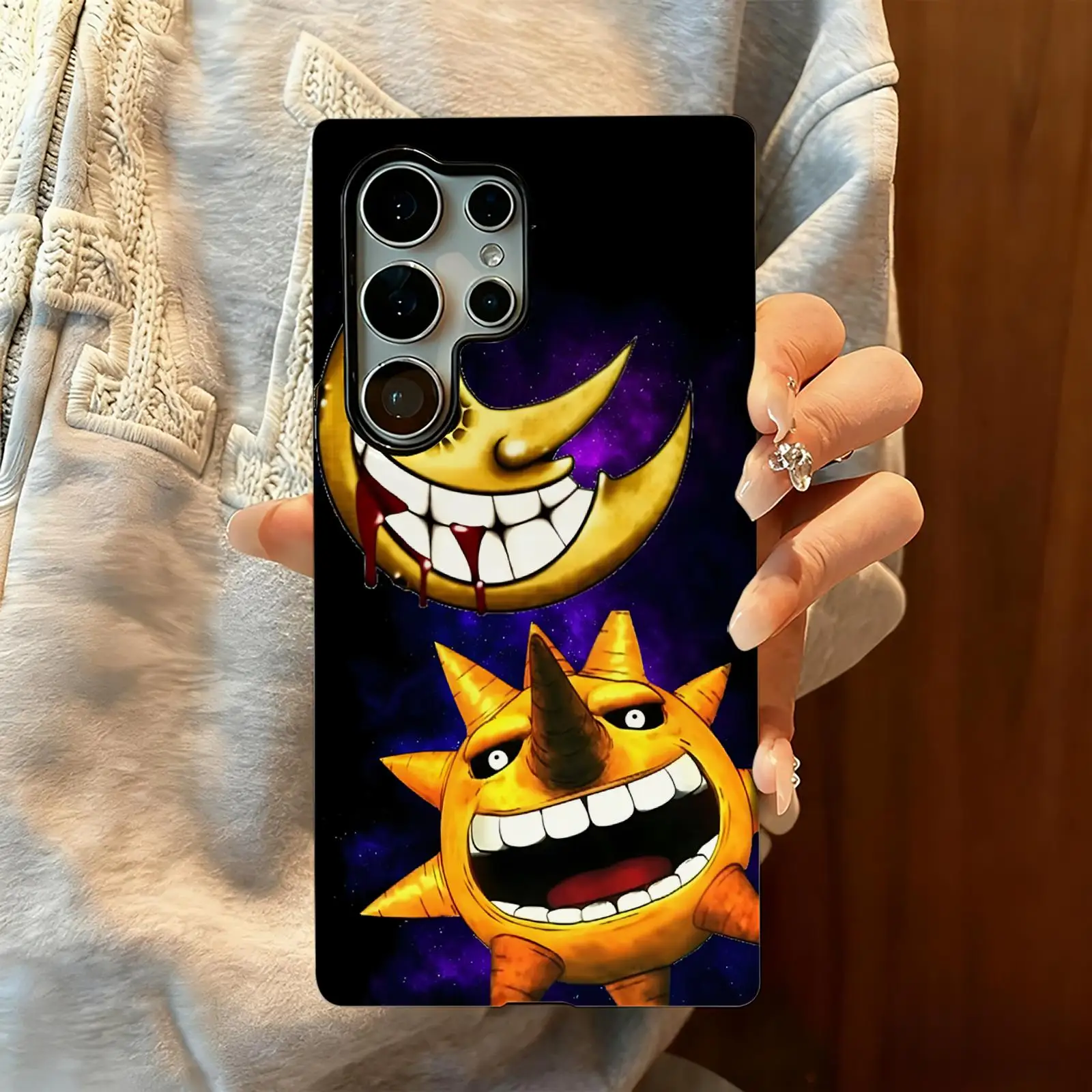 Anime SOUL EATER  Phone Case For Samsung Galaxy S26 25 S24 S23 S22 S21 Ultra Glossy Film Phone Case view 3