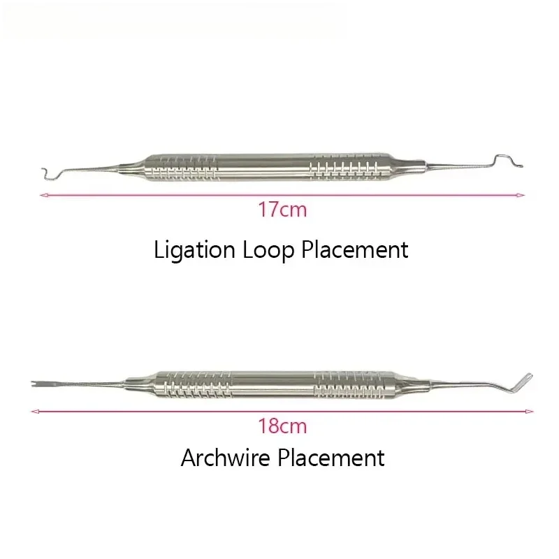 1Pcs Dental Orthodontic Ligature Tie Placer Tool Twirl-on Module Arch Wire Placement Ligation Ring Holder Dental tools