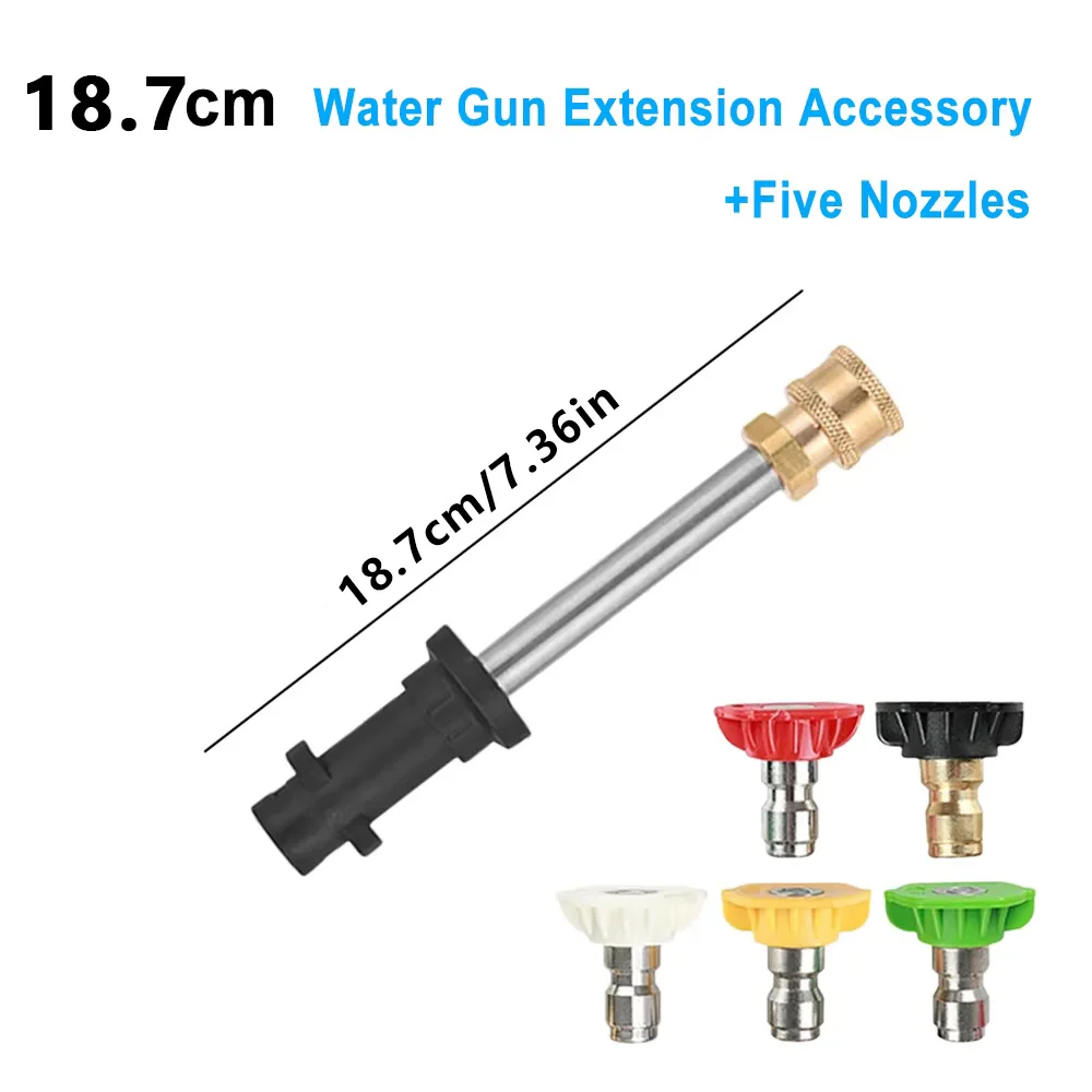 Karcher Hochdruckreiniger-Lanzeenverlängerungs-Schnellanschluss-Adapter – Hochdruck-Spritzpistolen-Zubehör für die Reinigung von SUV-Aufnahmewerkzeugen – Detail 7